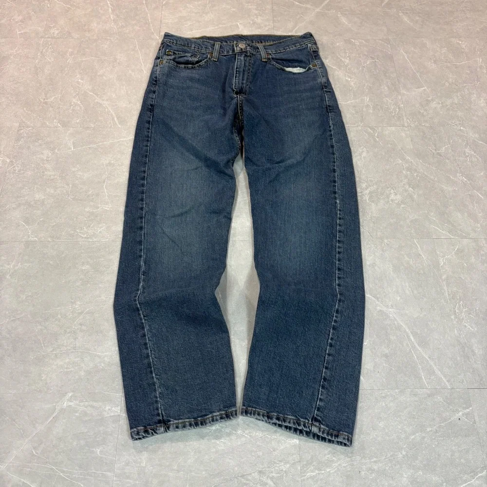 Levis 505 Regular Fit Straight Leg Jeans Mens 33x30 Medium Wash Blue Denim 3475